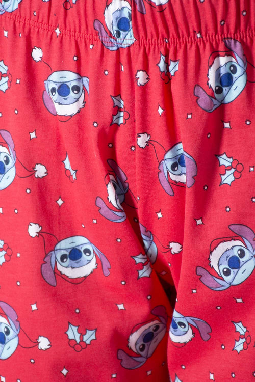PIJAMA DE LILO Y STITCH CON PANTALÓN LARGO PARA MUJER