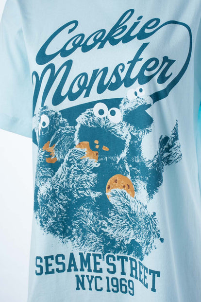 CAMISETA DE PLAZA SESAMO RELAX FIT PARA MUJER