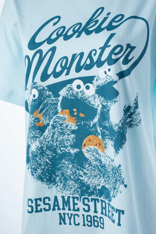 CAMISETA DE PLAZA SESAMO RELAX FIT PARA MUJER