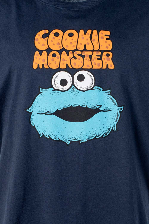 CAMISETA DE PLAZA SESAMO OVERSIZED FIT PARA HOMBRE