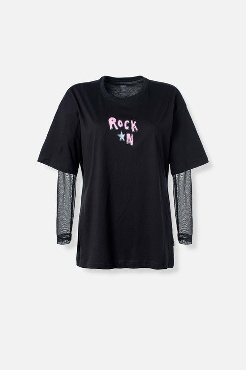 CAMISETA DE BT21 RELAX FIT PARA MUJER