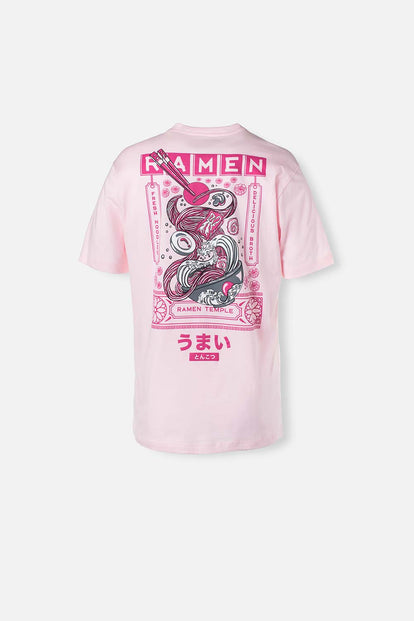  CAMISETA DE MOVIES ROSADA MANGA CORTA PARA HOMBRE