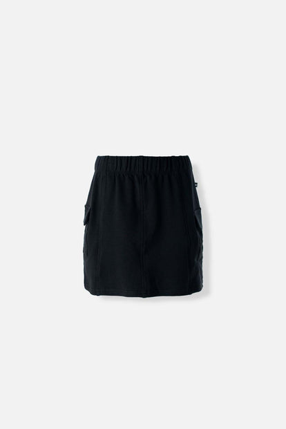 FALDA DE MOVIES TIPO CARGO NEGRA PARA MUJER