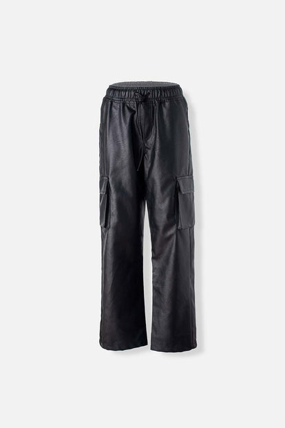 JOGGER DE MOVIES NEGRO CON BOLSILLOS PARA MUJER