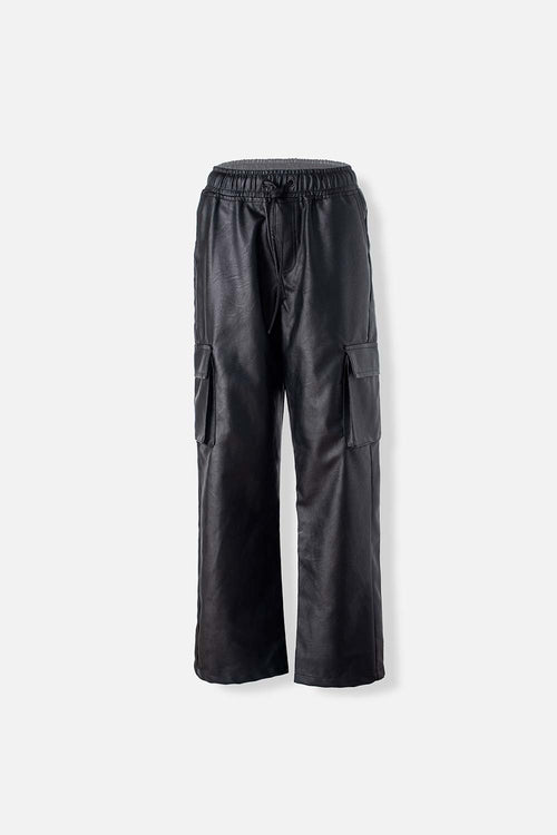 JOGGER DE MOVIES NEGRO CON BOLSILLOS PARA MUJER