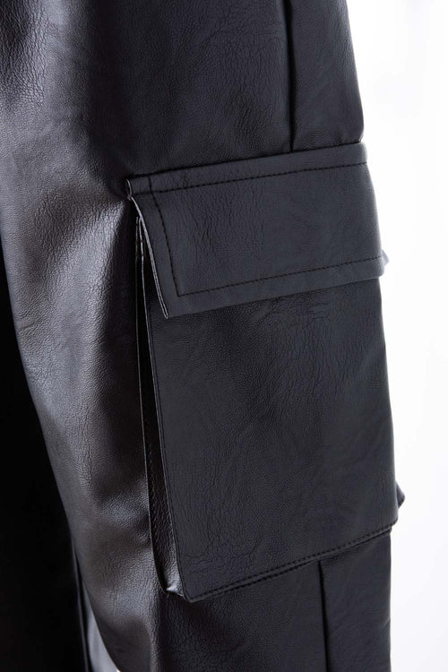 JOGGER DE MOVIES NEGRO CON BOLSILLOS PARA MUJER