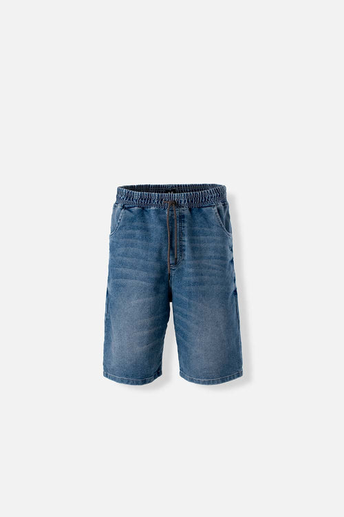 BERMUDA DE MOVIES AZUL TONO MEDIO CON CORDÓN PARA HOMBRE
