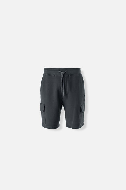 BERMUDA DE MOVIES CON BOLSILLOS GRIS GRAFITO PARA HOMBRE