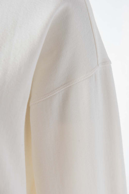 BUZO DE MOVIES CERRADO MARFIL PARA MUJER