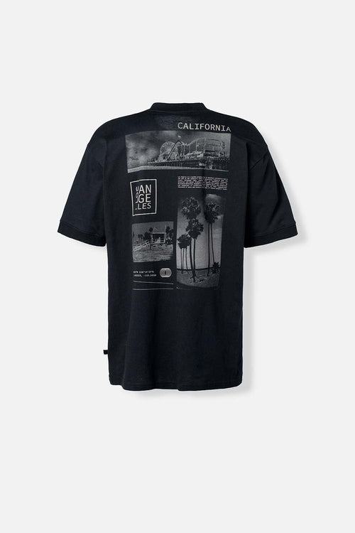 Card slide image -  CAMISETA DE MOVIES NEGRA ESTAMPADA EN ESPALDA PARA HOMBRE