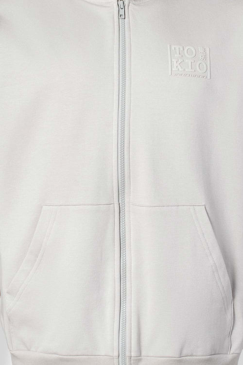 BUZO DE MOVIES GRIS CON CAPUCHA PARA HOMBRE