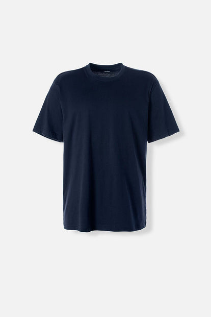  CAMISETA DE MOVIES BÁSICA MANGA CORTA AZUL PARA HOMBRE