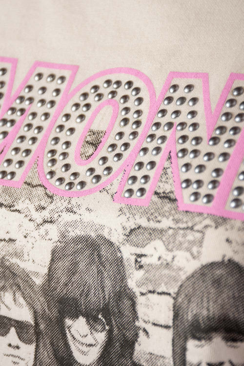 CAMISETA DE RAMONES REGULAR FIT PARA MUJER