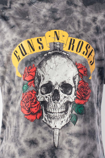  CAMISETA DE GUNS N ROSES RELAX FIT PARA MUJER