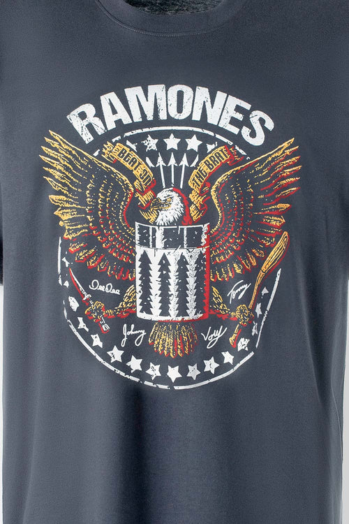 Card slide image -  CAMISETA DE MÚSICA MANGA CORTA GRIS GRAFITO PARA HOMBRE
