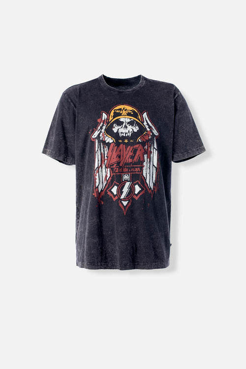 Card slide image -  CAMISETA DE SLAYER MANGA CORTA NEGRA PARA HOMBRE