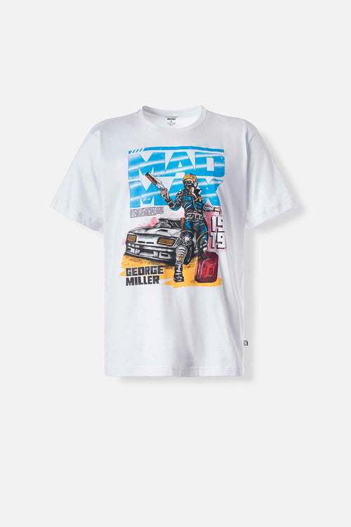 Card slide image -  CAMISETA DE MOVIES CUELLO REDONDO BLANCA PARA HOMBRE