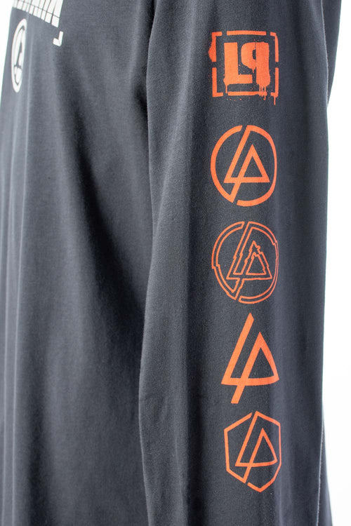 CAMIBUZO DE LINKIN PARK CUELLO REDONDO GRIS GRAFITO PARA HOMBRE