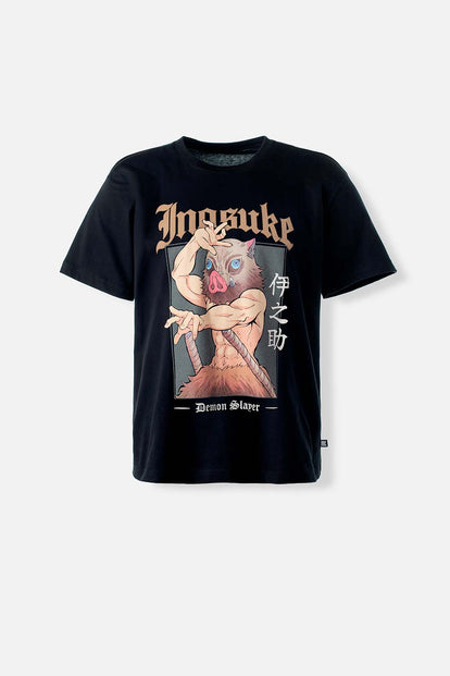 CAMISETA DE DEMON SLAYER REGULAR FIT PARA HOMBRE