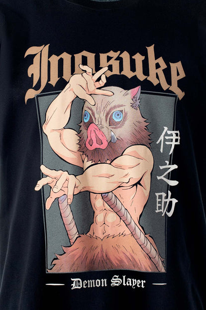 CAMISETA DE DEMON SLAYER REGULAR FIT PARA HOMBRE