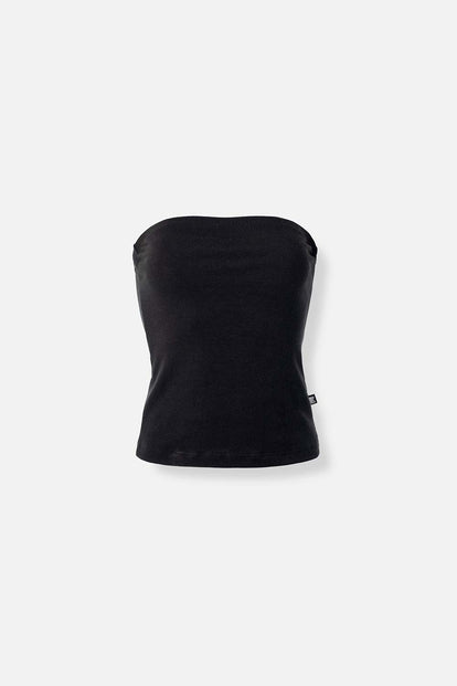 TOP STRAPLESS DE MOVIES NEGRO PARA MUJER