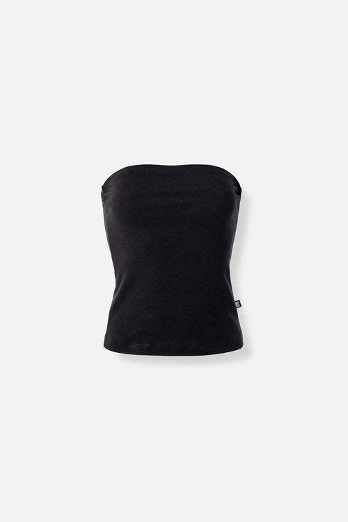 TOP STRAPLESS DE MOVIES NEGRO PARA MUJER