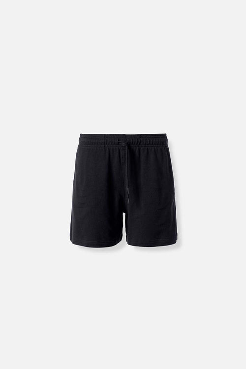 SHORT DE MOVIES CON CINTURA ELASTICA NEGRO PARA MUJER
