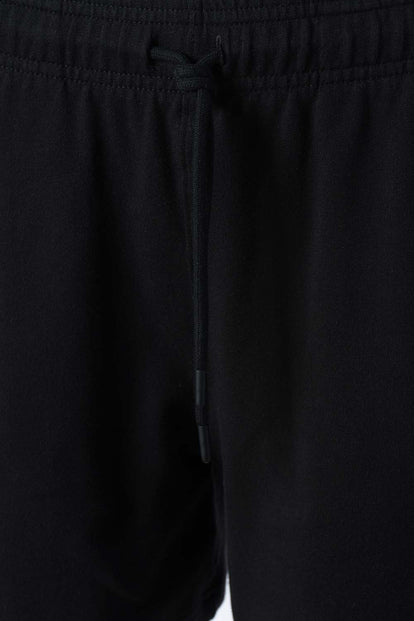 SHORT DE MOVIES CON CINTURA ELASTICA NEGRO PARA MUJER