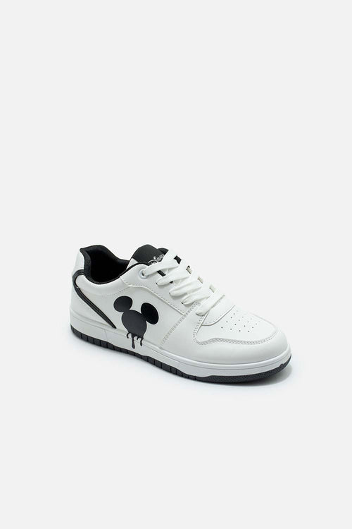 TENIS DE MICKEY MOUSE BLANCOS PARA MUJER