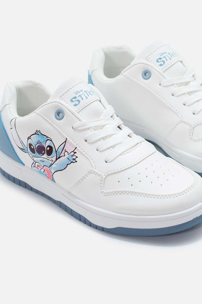 TENIS DE STITCH BLANCOS PARA MUJER