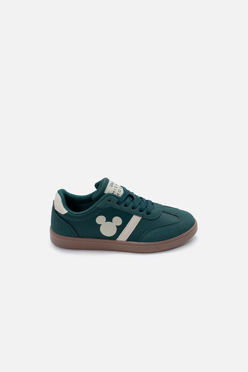 TENIS DE MICKEY MOUSE VERDE PARA MUJER