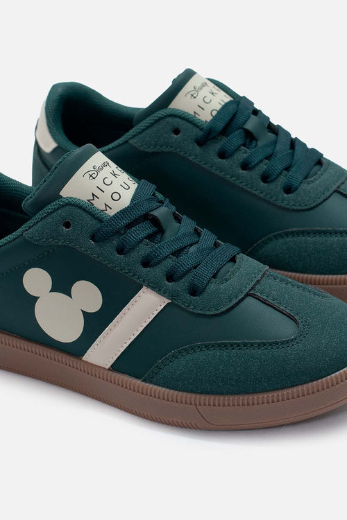 TENIS DE MICKEY MOUSE VERDE PARA MUJER