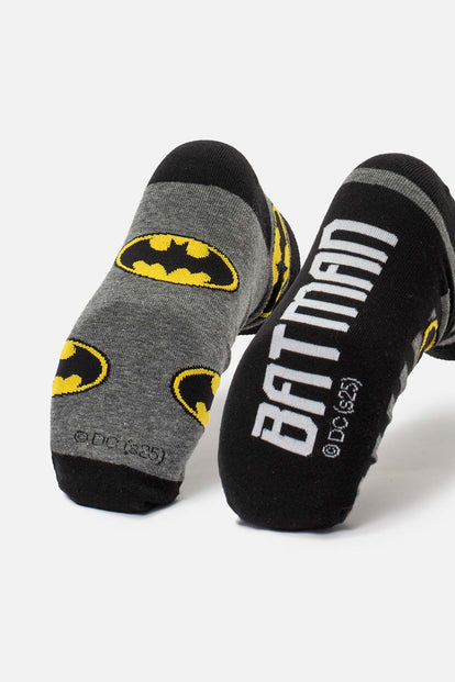 PACK X2 MEDIAS TOBILLERAS DE BATMAN PARA HOMBRE