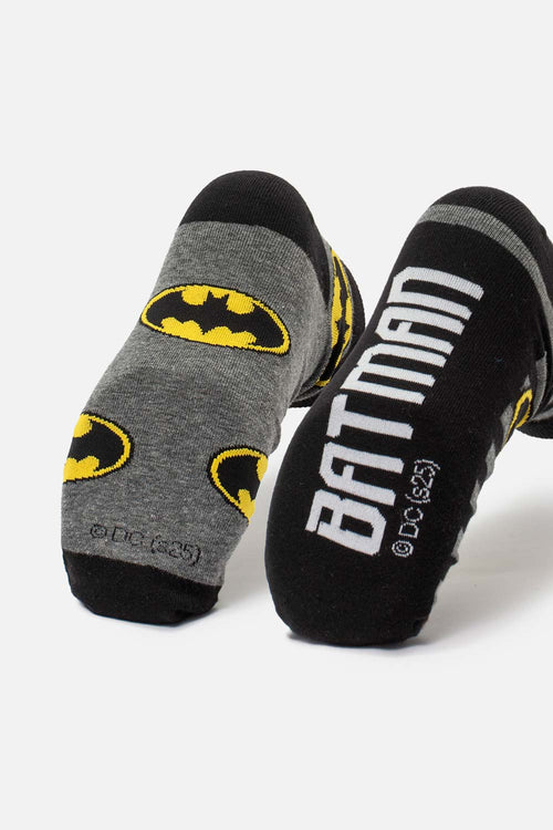 PACK X2 MEDIAS TOBILLERAS DE BATMAN PARA HOMBRE