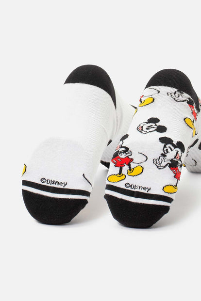 PACK X2 MEDIAS LARGAS DE MICKEY MOUSE PARA MUJER