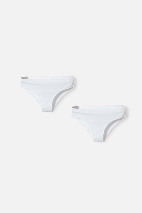 PACK X2 PANTIES DE MOVIES BLANCOS PARA MUJER