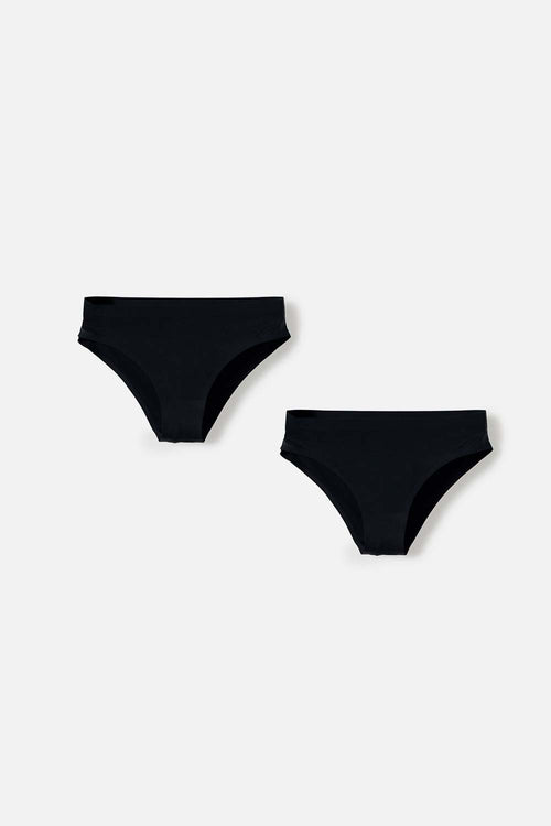 PACK X2 PANTIES DE MOVIES NEGRO PARA MUJER