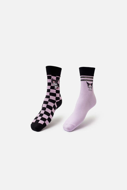PACK X2 MEDIAS LARGAS DE KUROMI PARA MUJER
