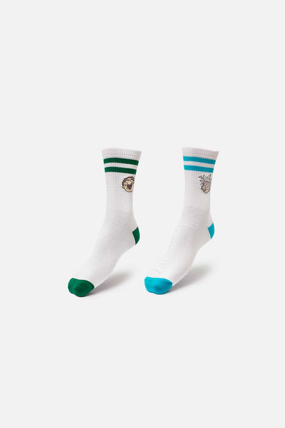 PACK X2 MEDIAS LARGAS DE RICK & MORTY PARA HOMBRE